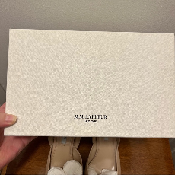 NWT MM LaFleur Irene 1.0 Slingback Beige Suede size 41/ approx us 10 - Picture 9 of 12